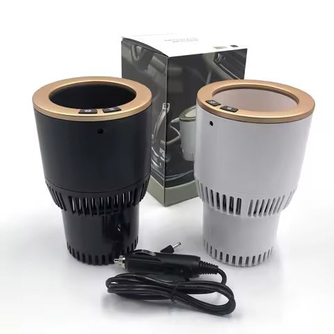 SenmiCool SM301 Smart Car Heating & Cooling Cup | Dual-Mode Thermoelectric Cup with Simple Controls | 12V Plug-in Car Beverage Warmer & Cooler