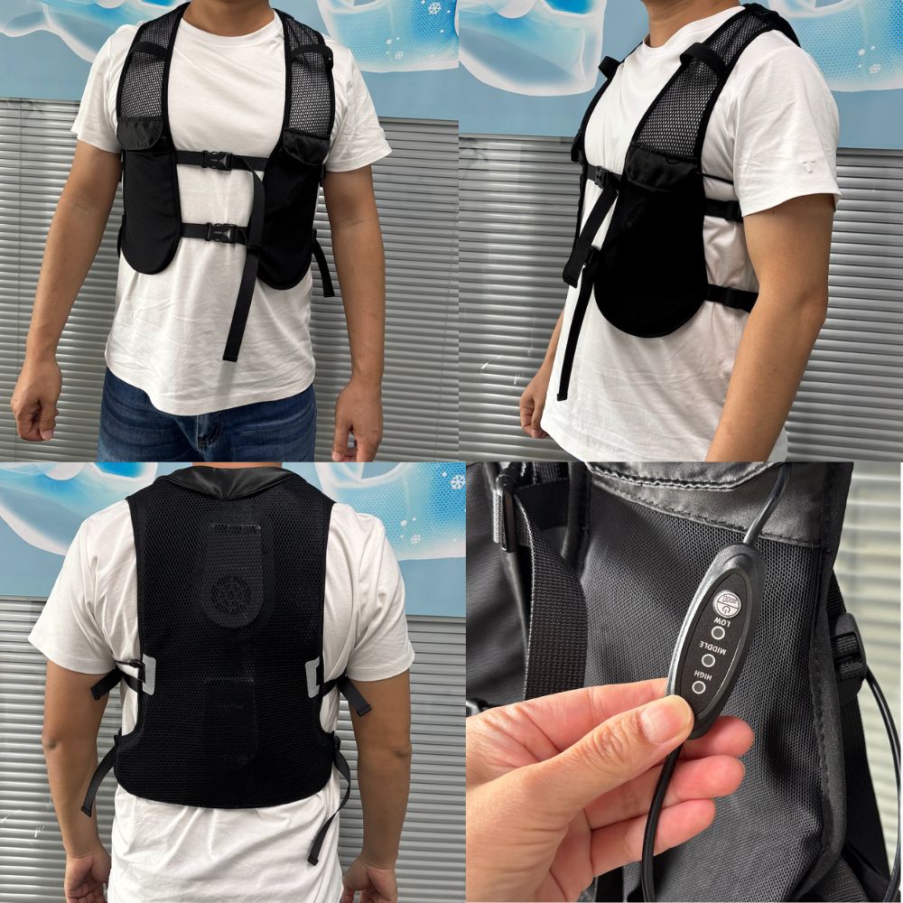 SenmiCool V2 Cooling Vest | Wearable TEC Air Circulation for Outdoor & PPE Work