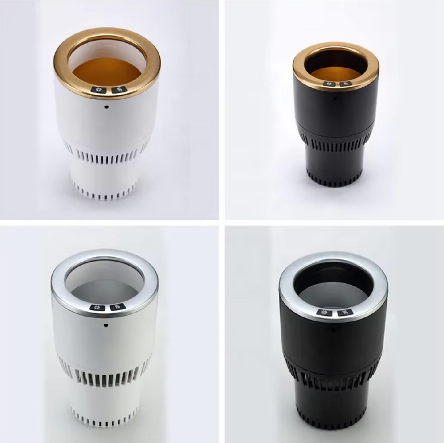 SenmiCool SM301 Smart Car Heating & Cooling Cup | Dual-Mode Thermoelectric Cup with Simple Controls | 12V Plug-in Car Beverage Warmer & Cooler