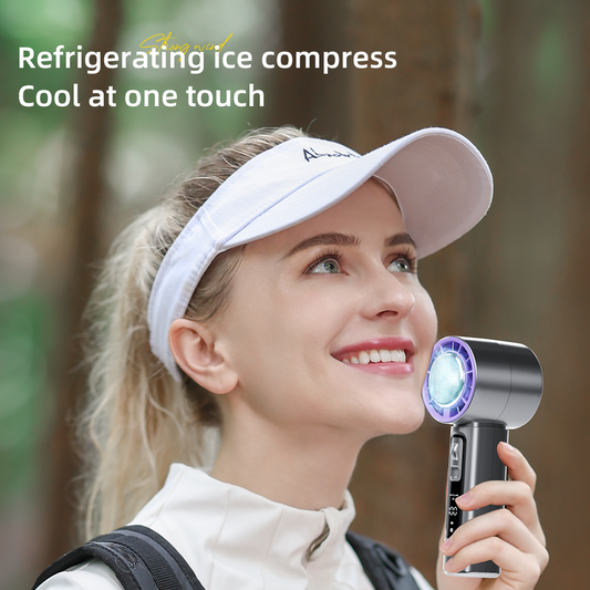N88 Handheld TEC Cooling Fan - 100-Speed Portable Air Duster with Turbo Jet Power