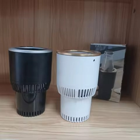 SenmiCool SM301 Smart Car Heating & Cooling Cup | Dual-Mode Thermoelectric Cup with Simple Controls | 12V Plug-in Car Beverage Warmer & Cooler